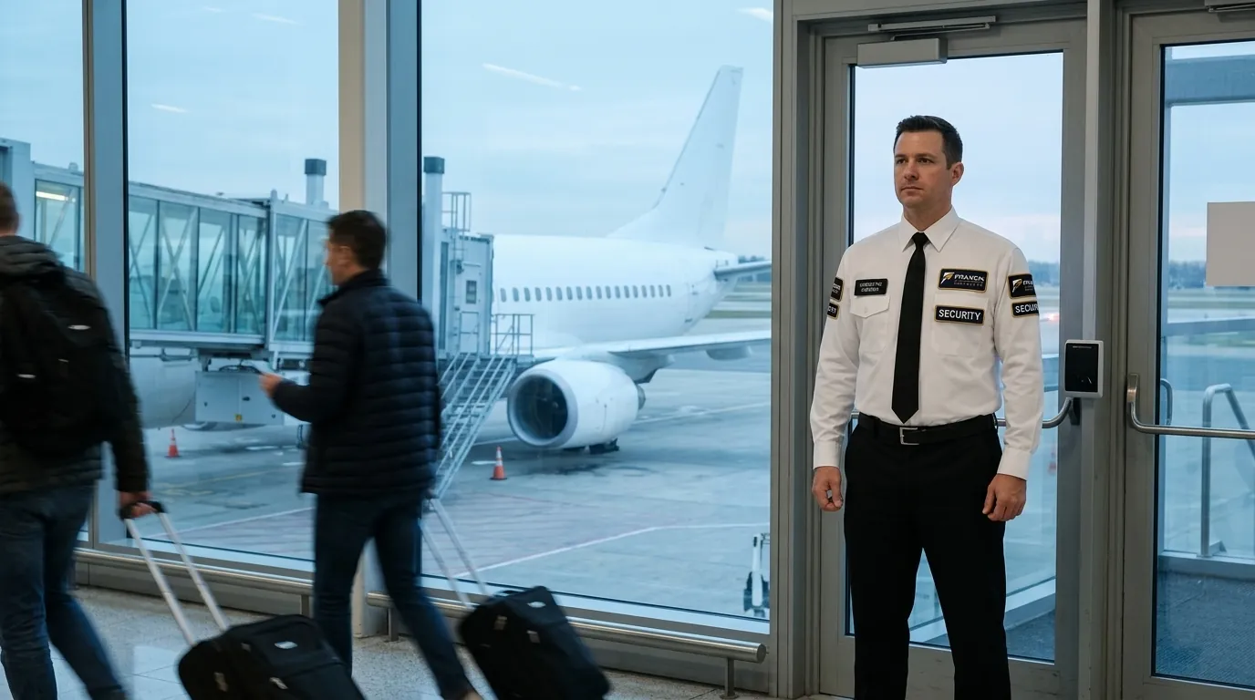 Praxon Security officers providing aviation security